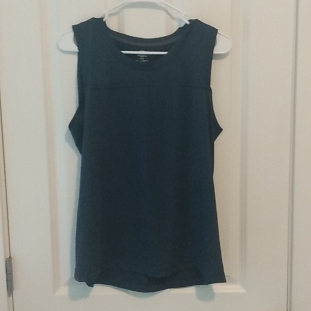 Dark Blue Athletic Works Tank Top Women's Size Medium